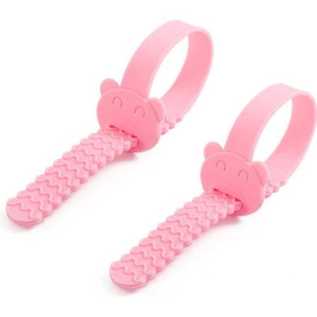 Bærbar Toalettsete Løfter, 2 stk, Silikonmateriale, Toalettsetehåndtak, Bærbare Forbruksvarer, Justerbar