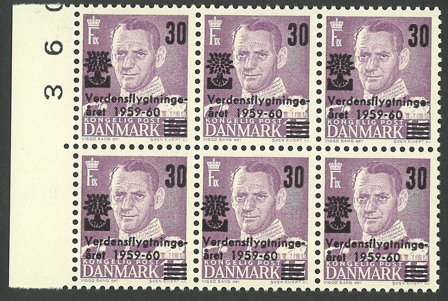 Danmark - AFA 380y - 6-blok - Postfrisk