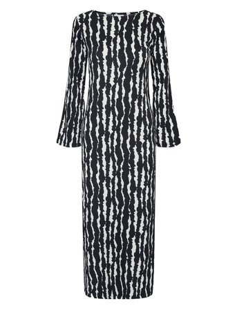 YAS Yaszenu Ls Ankle Dress - Black - XS