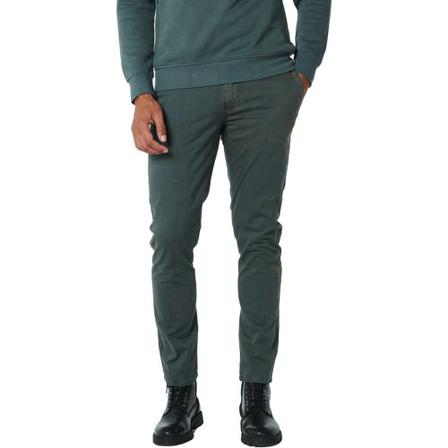 No Excess, Pants chino garment dyed stretch re dark steel Grijs, Heren, Maat:W28