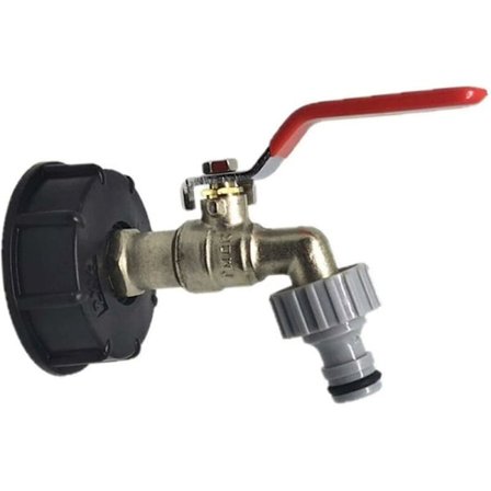 Ibc Hane Tank Adapter Messing Tote Tank Hane Fødevarekvalitet Afløbsadapter 1/2