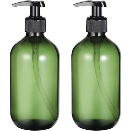Reiseflasker med pumpe, industrielle plastflasker med stor kapasitet for flytende såper, parabenfrie, 2 stk