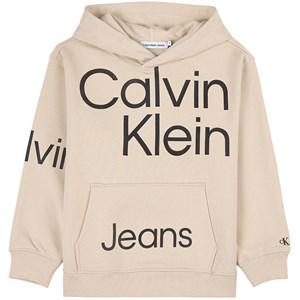 Kids - Calvin Klein Jeans Branded Hoodie Beige 6 Years - Jumpers and knitwear - 6 years - Beige - Junge
