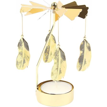 Ljusstakar Jul Ljusstake, Guld Metall Ljusstake, Jul