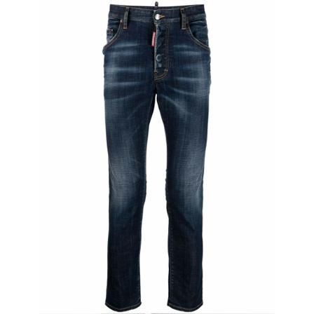 Dsquared2, Skinny Jeans Blauw, Heren, Maat:M,polyester