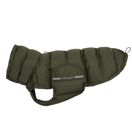 Cloud7 Dog Coat Alaska size 3-5 Olive