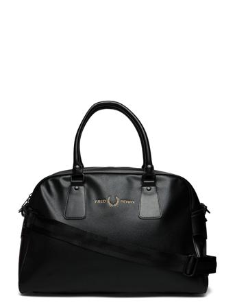 Scotch Grain Pu Grip Bag Viikonloppulaukku Laukku Musta Fred Perry