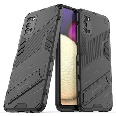 Kick-stand mobilskal till Samsung Galaxy A03s - Svart