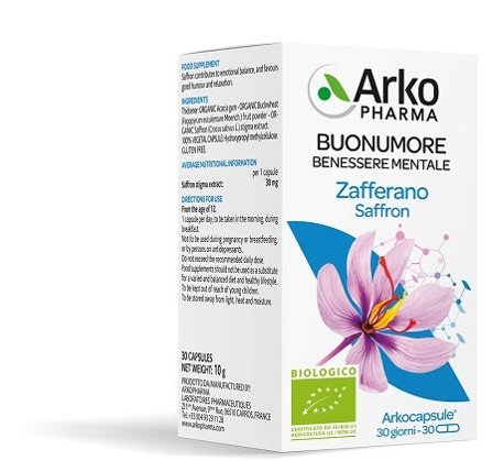 Arkopharma Buonumore Zafferano Bio 30 Capsule
