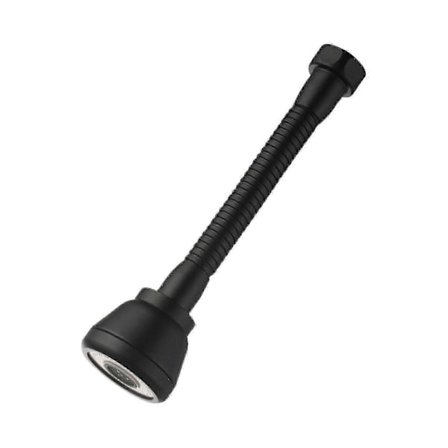 360° Roterbart Kranhuvud Kranförlängare Stänksäker Kökskran Spruta Med 3 Lägen Vattenbesparande Svart Koppar Vattenkran Huvud Stcyv YNV