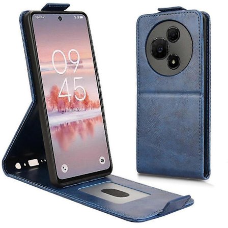 För TCL 60 NxtPaper 4G Ställfodral Magnetlås Vertikalt Flip Läder Telefonskal med Korthållare