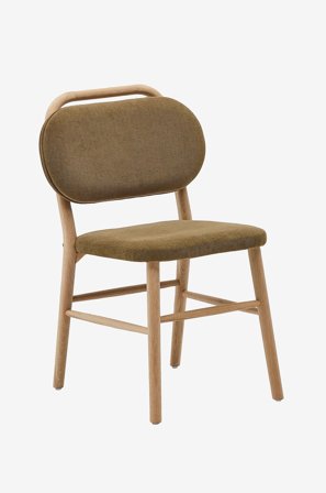 Kave Home - Spisestol - helda 2-pakning - Grønn - Stoler - Fra Homeroom