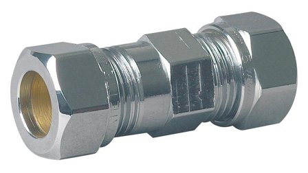 Vatette FG031040329 Klemringkobling rett, forkrommet, forlenget 12 x 10 mm, Installasjon