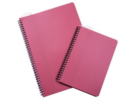 Anteckningsblock PP A4 90blad linjerat röd - Lyreco - Kontorsmaterial - Block och anteckningsböcker - Anteckningsblock