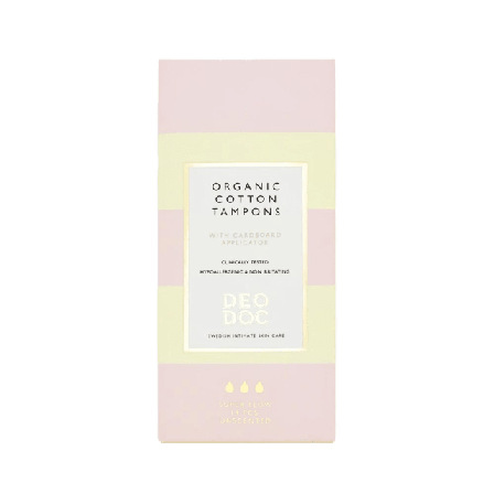 DeoDoc Organic Cotton Tampons Super Intim Dam 14 ST