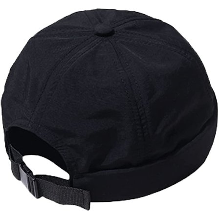 Sommer Docker Cap Hurtigtørrende Vandtæt Yetsye Skyggeløs Kasket Arbejder Sømand Kasket Rullet Manchet Harbour Hat
