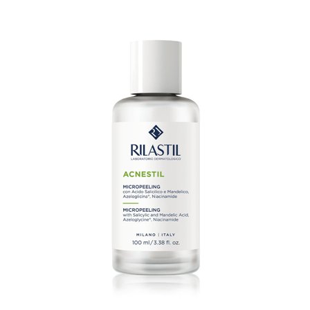 Rilastil Acnestil MICROPEELING 100ml - Esfoliante Purificante viso