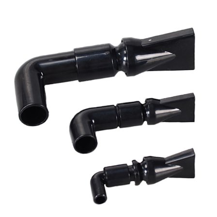 3 Akvaarion Ankannokka Suutin 360° Kääntyvä Kyynärpää Muovi Kala Rusketus