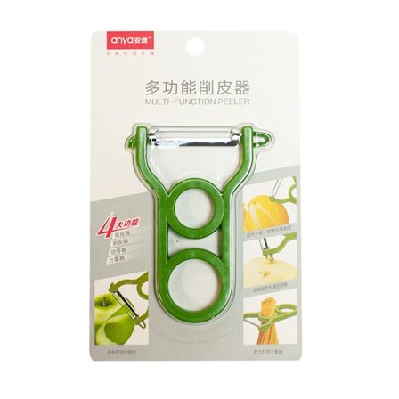 Multifunktionel skræller - Grøn