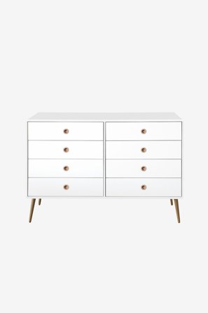 Loft24 - Kommode Softline 8 skuffer - Hvid - Kommoder - Fra Homeroom