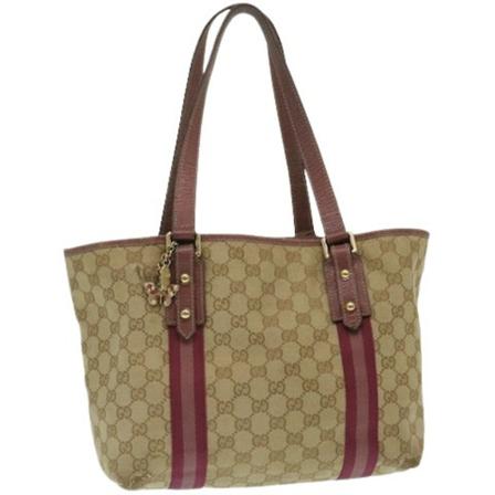 Gucci Vintage, Pre-owned Tote Bag Roze, Dames, Maat:ONE Size,Canvas