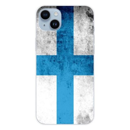 Siliconfodral - Kompatibel med Apple iPhone 14 Plus - design med Marseillesflaggan