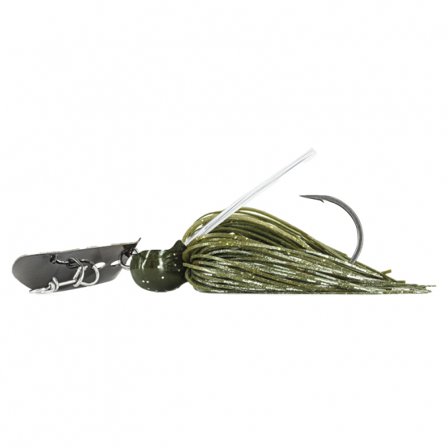 Molix Compact Blade Jig 10.5g - Green Pumpkin Flash