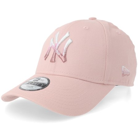 New Era - MLB Roze adjustable Cap - Kids New York Yankees Metallic 9FORTY Pink Adjustable @ Hatstore