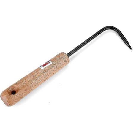 Bonsai-koukku Kestävä Mangaaniteräksinen Puutarhakoukun Kahva Bonsai-juurikoukku Mukavalla Puukahvalla Leikkurityökalut