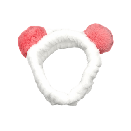 Complement Kids Hårband / Makeup Band Med Bollar Accessoarer Unisex Vit