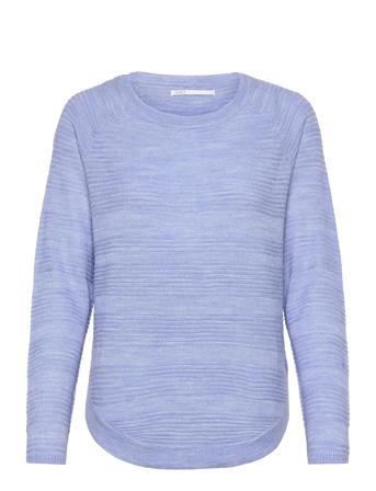 Onlcaviar L/S Pullover Knt Pullover Striktrøje Blå ONLY