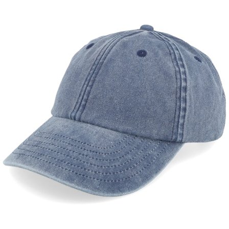 Kinder Beechfield - Blau unconstructed Cap - Kinder Vintage Washed Denim Blue Dat Cap / Unstructured @ Hatstore