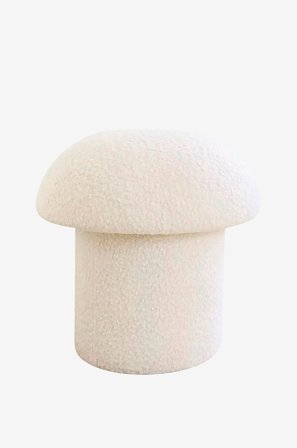 Hanah Home - Puffi Mushroom - Valkoinen - Rahit - - Homeroom