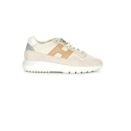Hogan low sneakers , Beige , Dames , Maat: 40 EU