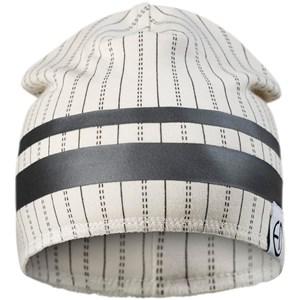 Elodie Pinstripe Winter Beanie 3-100 Years - Headwear - 3-100 Years - Cream