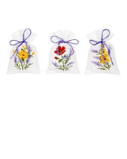 Stickpackung Dufttütchen Lavendel 3-er Pack