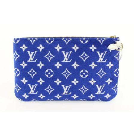 Louis Vuitton Vintage, Pre-owned Canvas louis-vuitton-bags Blauw, Dames, Maat:ONE Size