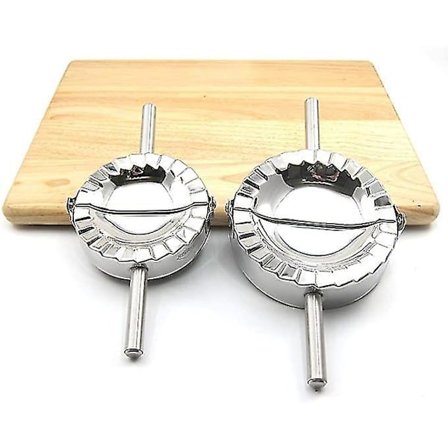 2 Lange Håndtak Dumpling Maker i Rustfritt Stål - Bakstform