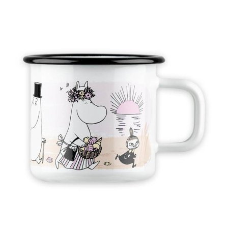 Mummi Emaljekopp På Stranden 3,7dl