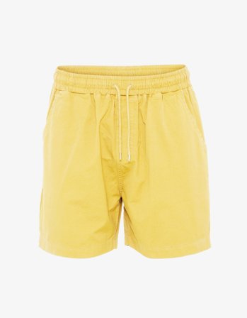 Organic Twill Shorts - Lemon Yellow - XS