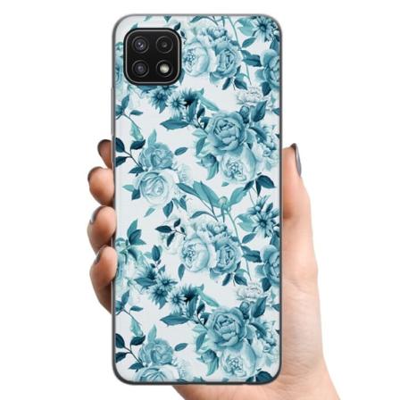 Samsung Galaxy A22 5G TPU Matkapuhelimen kuori Kukat