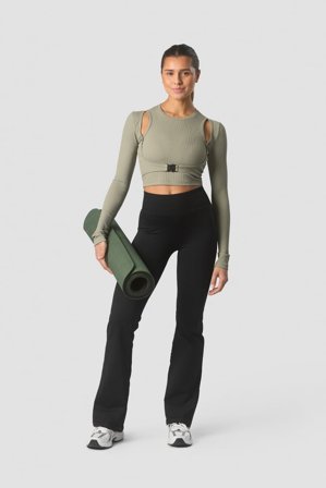 ICANIWILL - Shourai Cropped Long Sleeve Wmn Light Sea Green - Oberteile - Damen - ICIW