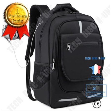 Datorryggsäck - TD - 17 Tum - USB-laddningsport - Vattentålig - Unisex