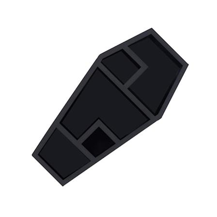 Pvc gotisk stil kisteshelf - holdbar og multifunktionel opbevaring