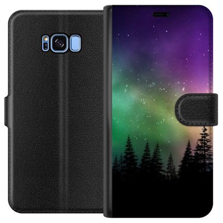 Kompatibelt Lommeboketui til Samsung Galaxy S8 Nordlyset