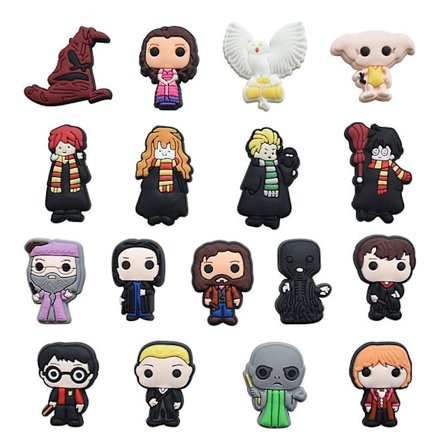 29 stk Harry Potter-tema skocharms for Crocs clog sandaler dekorasjon tilbehør gaver