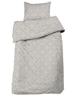 Sengetøj Malva 2-delt med trykt motiv dele Sand