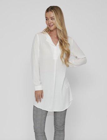 Vila Vilucy L/S Tunic - Noos - White - 34
