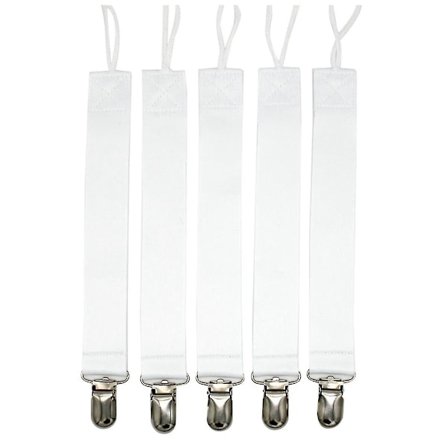 Tekstil Clip-on Fødevarekvalitet Sublimering Blank Universal Baby Med Clip, 30stk