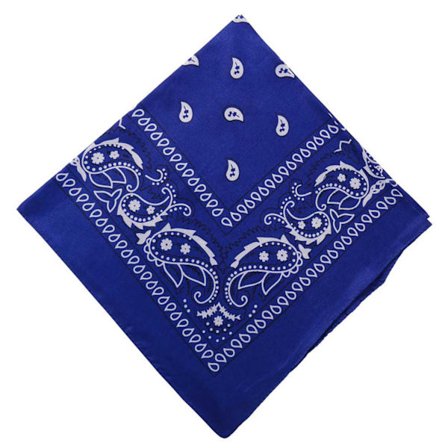 Bandana huivi huivi nuuska kangas paisley kuvio tummansininen